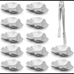 Set Oyster Shells Stainless Steel Reusable